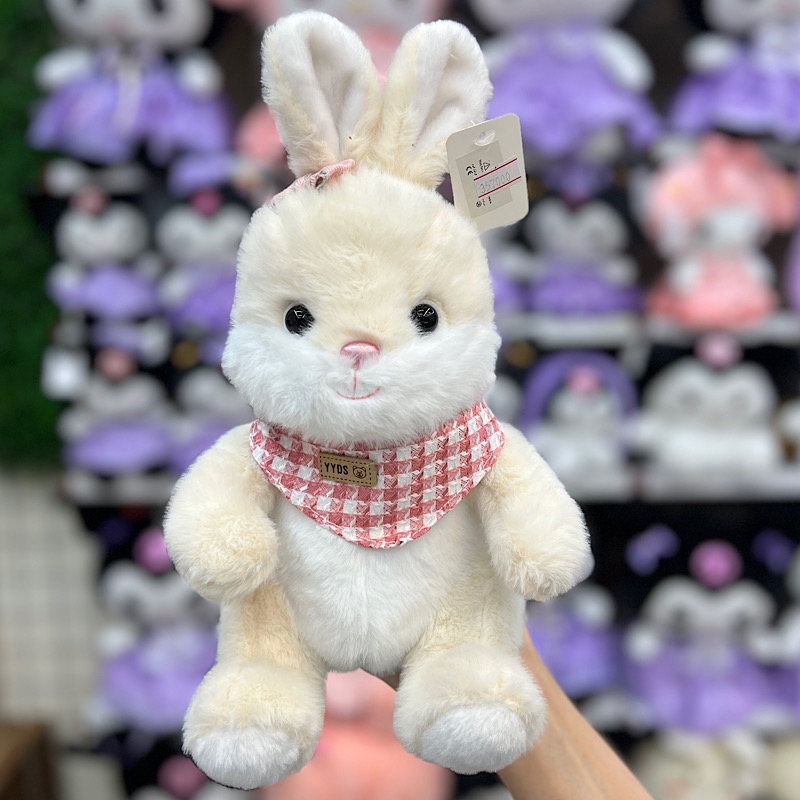 عکس اصلی عروسک مدل خرگوش، ارتفاع 30 سانتی متر