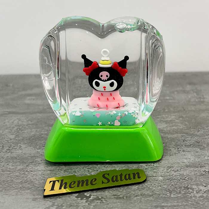 عکس اصلی جا قلمی آکواریومی طرح قلبی مدل کرومی کد 20