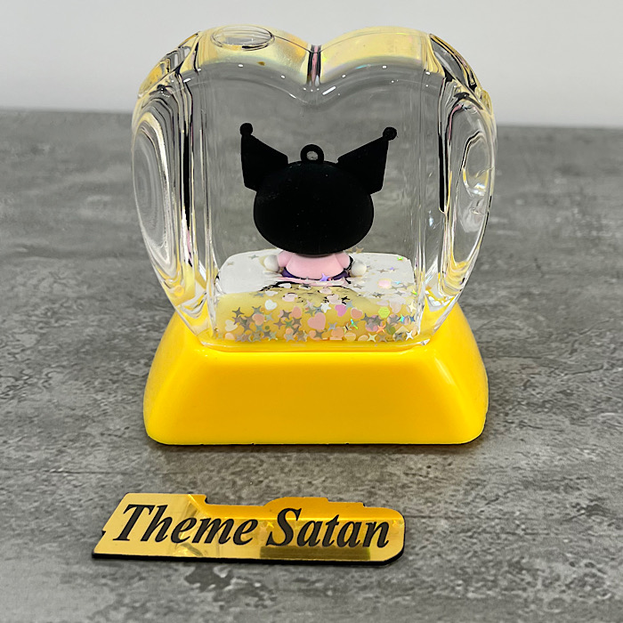 عکس شماره:1 , جا قلمی آکواریومی طرح قلبی مدل کرومی کد 18