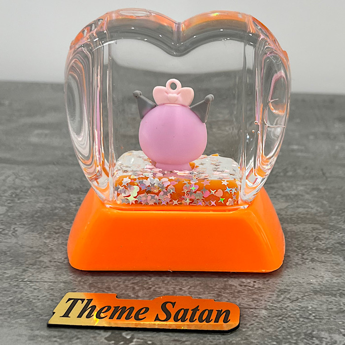 عکس شماره:1 , جا قلمی آکواریومی طرح قلبی مدل کرومی کد 15