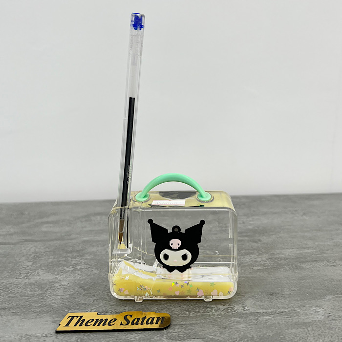 عکس شماره:0 , جا قلمی آکواریومی طرح چمدانی مدل کرومی کد 9