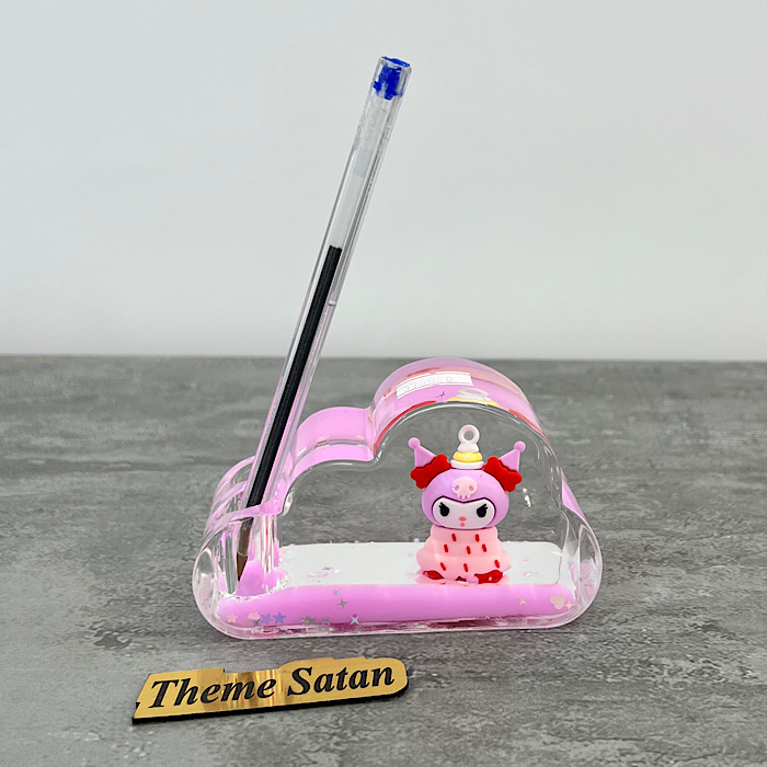 عکس اصلی جا قلمی آکواریومی طرح ابر مدل کرومی کد 2