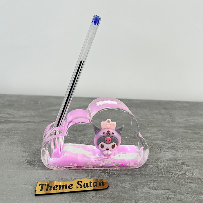 عکس شماره:0 , جا قلمی آکواریومی طرح ابر مدل کرومی کد 3