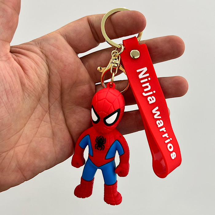 عکس اصلی جاکلیدی سیلیکونی طرح مرد عنکبوتی کد 11