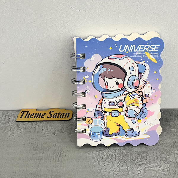 عکس اصلی دفترچه سیمی مدل فضانورد کد 351