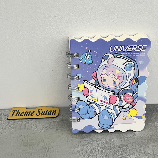 عکس اصلی دفترچه سیمی مدل فضانورد کد 353