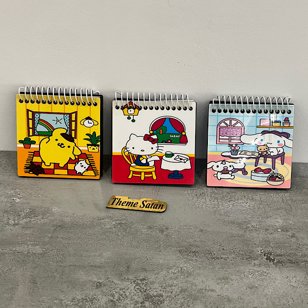 عکس اصلی دفترچه یادداشت فانتزی چوبی کد 362