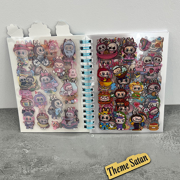 عکس شماره:2 , دفترچه یادداشت برچسب دار لبوبو کد 368