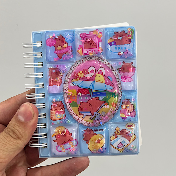 عکس شماره:5 , دفترچه یادداشت آکواریومی حاشیه دار کد 369