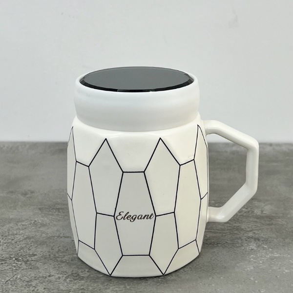 عکس شماره:2 , ماگ سرامیکی درب آینه ای طرح برجسته کد 452