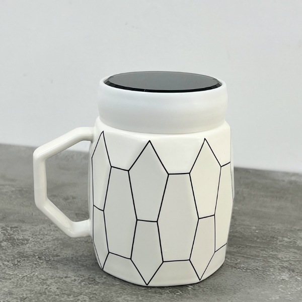 عکس شماره:1 , ماگ سرامیکی درب آینه ای طرح برجسته کد 452