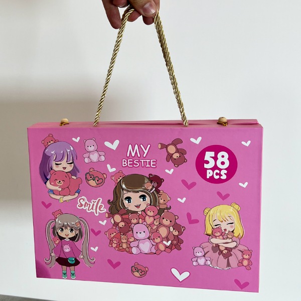 عکس شماره:1 , بسته رنگ آمیزی مدل دختر خرسی کد505