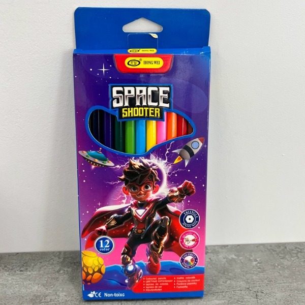 عکس شماره:3 , مدادرنگی 12 رنگی SPACE کد 534