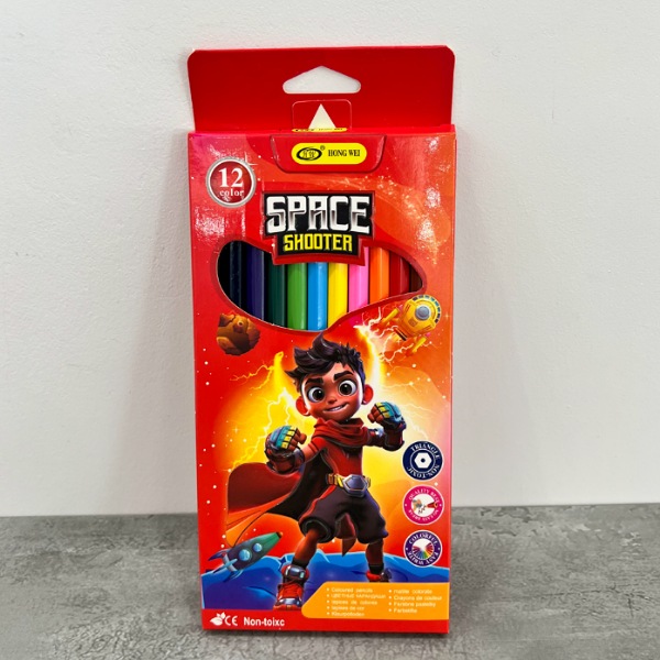 عکس شماره:1 , مدادرنگی 12 رنگی SPACE کد 534