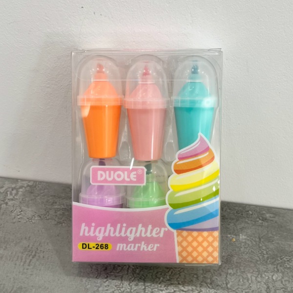 عکس اصلی هایلایتر فانتزی بستنی کد 539