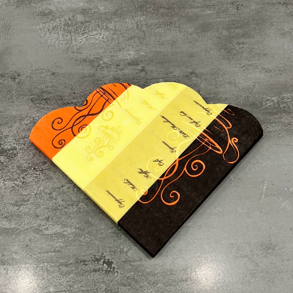 عکس شماره:1 , دستمال کاغذی پذیرایی طرح دار کد 598