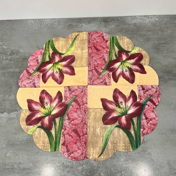 عکس شماره:0 , دستمال کاغذی پذیرایی طرح دار کد 599