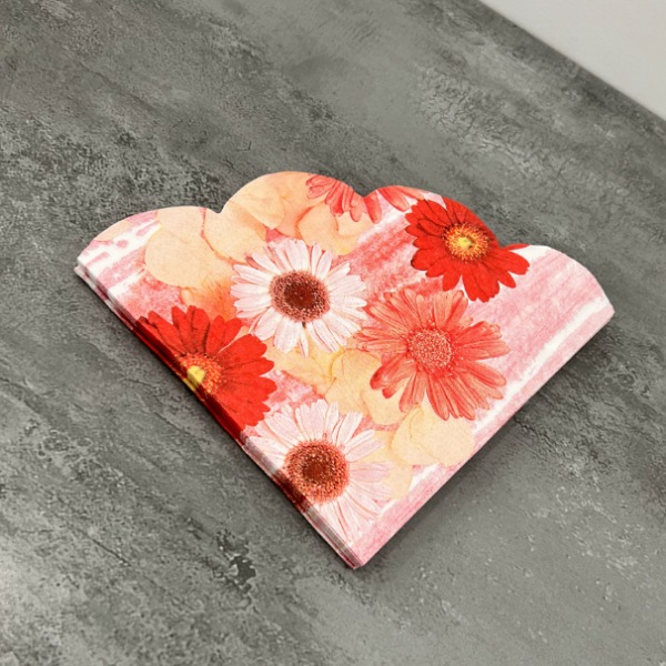 عکس شماره:2 , دستمال کاغذی پذیرایی طرح دار کد 600