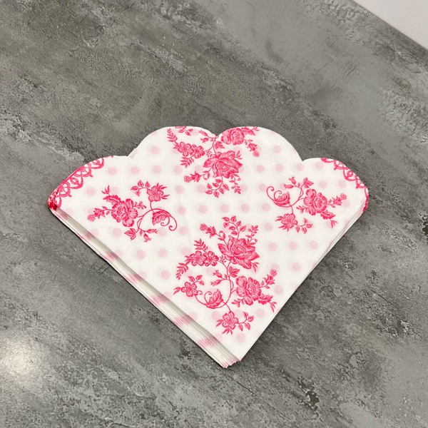 عکس شماره:2 , دستمال کاغذی پذیرایی طرح دار کد 603