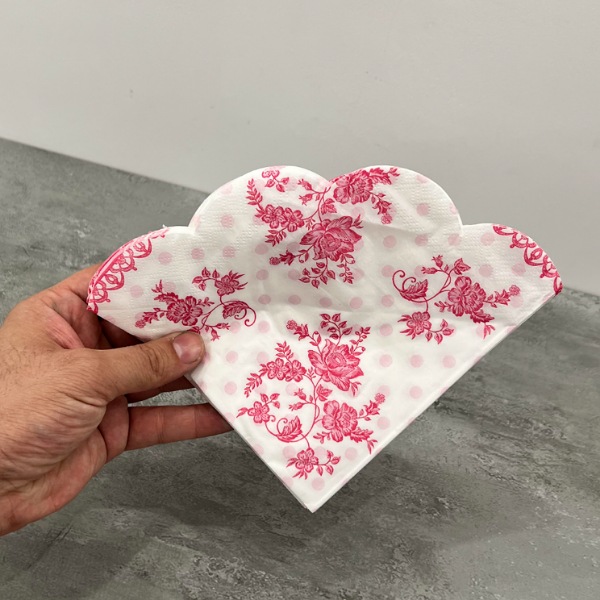 عکس شماره:1 , دستمال کاغذی پذیرایی طرح دار کد 603