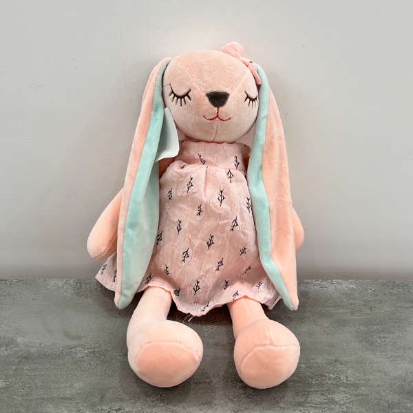 عکس اصلی عروسک مدل خرگوش جیلی کت ارتفاع 40 سانتی متر کد 641