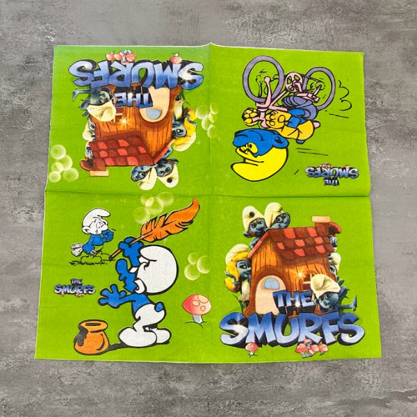 عکس شماره:0 , دستمال کاغذی پذیرایی طرح دار کد 688