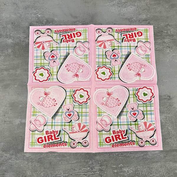 عکس شماره:0 , دستمال کاغذی پذیرایی طرح دار کد 696