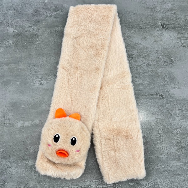 عکس اصلی شال گردن بچگانه عروسکی طرح جوجه کد 822