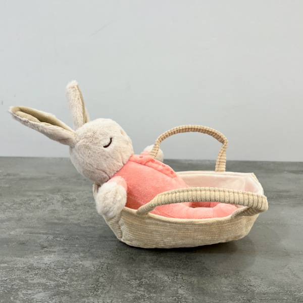 عکس شماره:2 , عروسک مدل خرگوش سبدی ارتفاع 25 سانتی متر کد 840