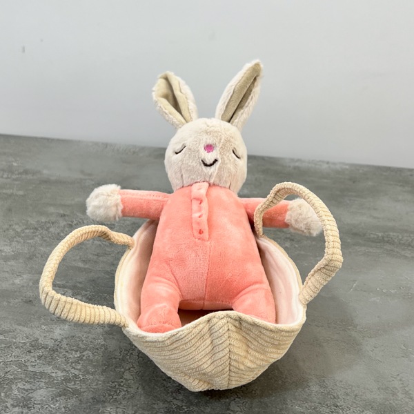 عکس شماره:1 , عروسک مدل خرگوش سبدی ارتفاع 25 سانتی متر کد 840