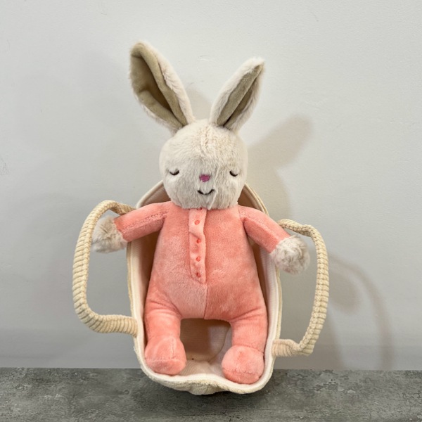 عکس شماره:0 , عروسک مدل خرگوش سبدی ارتفاع 25 سانتی متر کد 840