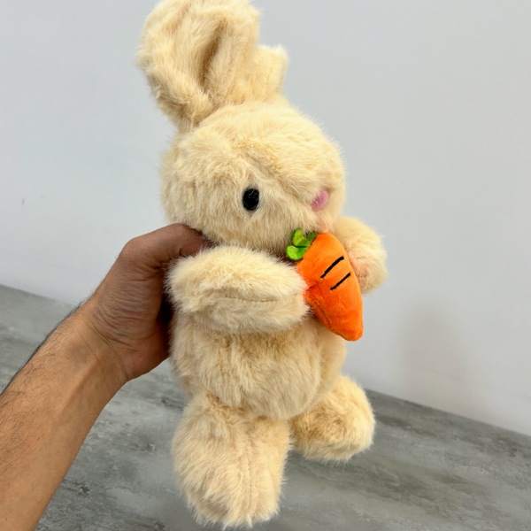 عکس شماره:0 , عروسک مدل خرگوش هویج به دست ارتفاع 35 سانتی متر کد 853