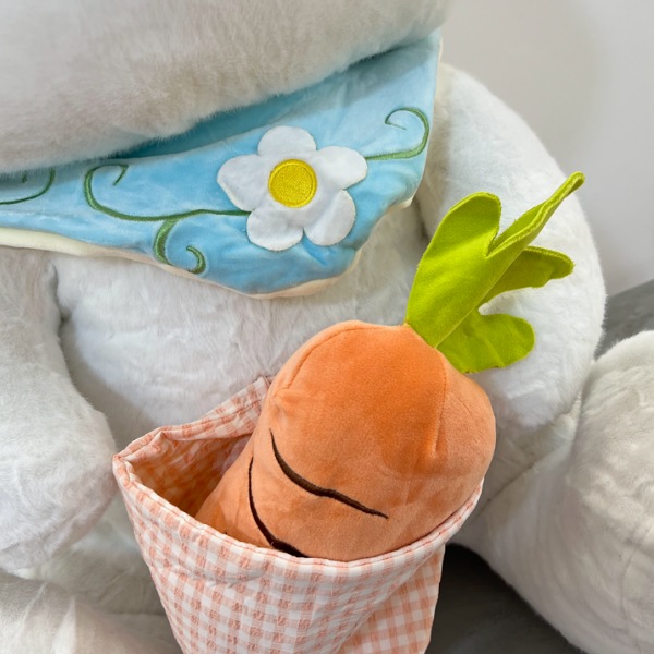 عکس شماره:2 , عروسک مدل خرگوش سبد هویجی ارتفاع 80 سانتی متر کد 865