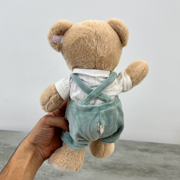 عکس شماره:1 , عروسک مدل خرس لباس دار ارتفاع 30 سانتی متر کد 873