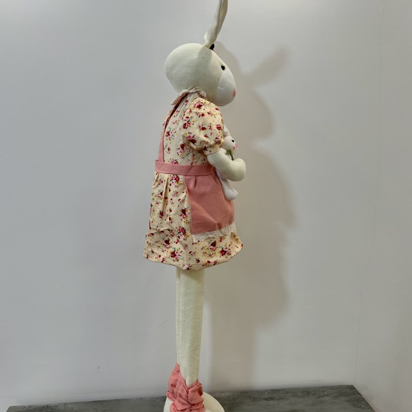 عکس شماره:3 , عروسک مدل خرگوش دختر پا تلسکوپی ارتفاع 120 سانتی متر کد 907