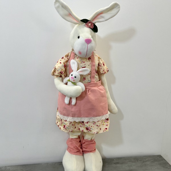 عکس شماره:1 , عروسک مدل خرگوش دختر پا تلسکوپی ارتفاع 120 سانتی متر کد 907