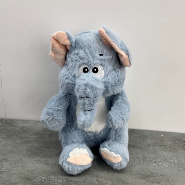 عکس اصلی عروسک مدل فیل ارتفاع، 20 سانتی متر کد 946