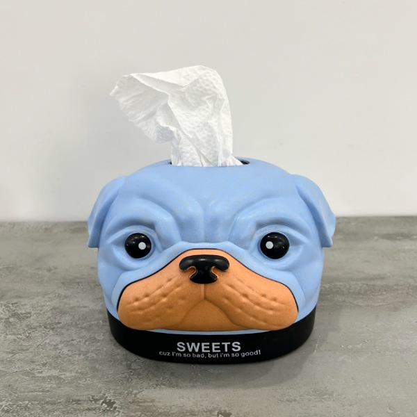 عکس اصلی جا دستمال کاغذی طرح سگ کد 957