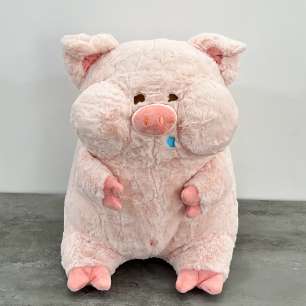 عکس اصلی عروسک مدل خوک لپ دار ارتفاع 45 سانتی متر کد 963