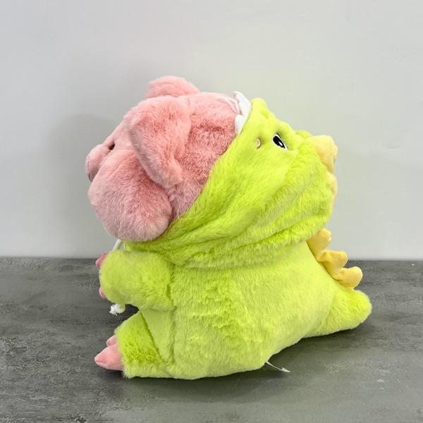 عکس شماره:0 , عروسک مدل خوک لباس دایناسور ارتفاع 30 سانتی متر کد 965