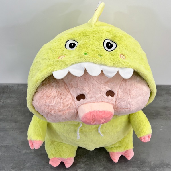 عکس شماره:8 , عروسک مدل خوک لباس دایناسور ارتفاع 50 سانتی متر کد 967