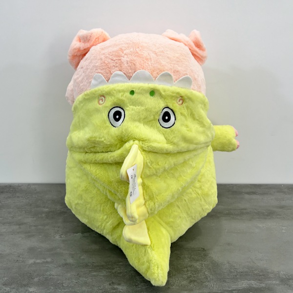 عکس شماره:5 , عروسک مدل خوک لباس دایناسور ارتفاع 50 سانتی متر کد 967