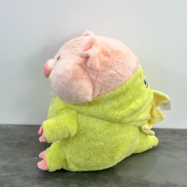 عکس شماره:4 , عروسک مدل خوک لباس دایناسور ارتفاع 50 سانتی متر کد 967