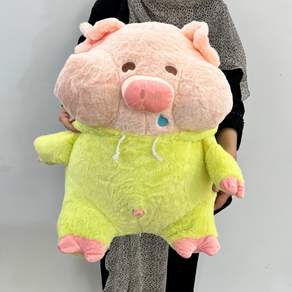 عکس شماره:0 , عروسک مدل خوک لباس دایناسور ارتفاع 50 سانتی متر کد 967