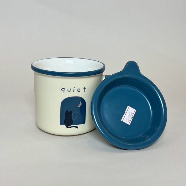 عکس شماره:4 , ماگ سرامیکی طرح گربه درب بیسکوییتی کد 974