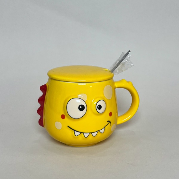 عکس شماره:4 , ماگ سرامیکی درب دار طرح دایناسور کد 975