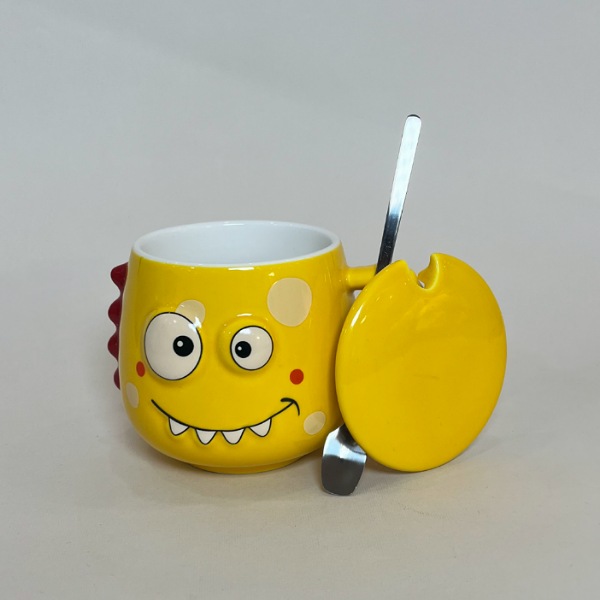 عکس شماره:3 , ماگ سرامیکی درب دار طرح دایناسور کد 975