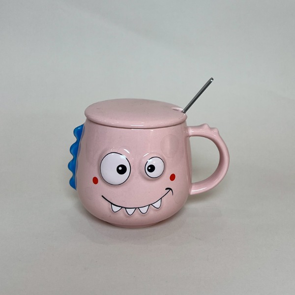 عکس شماره:2 , ماگ سرامیکی درب دار طرح دایناسور کد 975