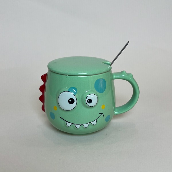 عکس شماره:1 , ماگ سرامیکی درب دار طرح دایناسور کد 975