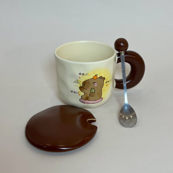 عکس شماره:0 , ماگ سرامیکی فانتزی درب دار کد 988